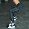 Printed Mesh Yoga Pants for Women