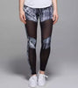 Printed Mesh Yoga Pants for Women